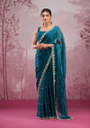 Sc 1313 Premium Berberry With Heavy Embroidery Work Saree Wholesale In India
